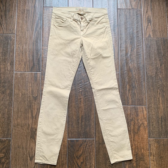 J Brand Khaki Tan Skinny Jeans Made in USA - Picture 5 of 9